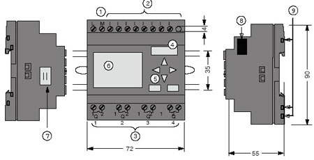 Устройство LOGO!12/24RC